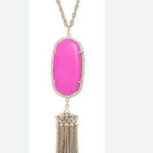 Kendra Scott Fuchsia Pendant Necklace